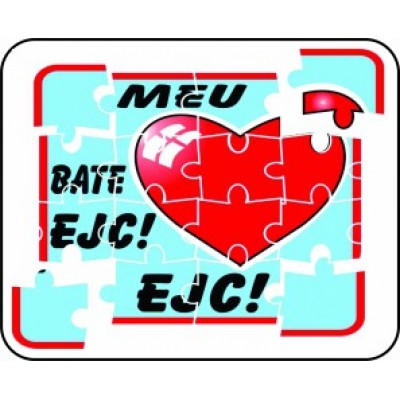 Mouse Pad   Meu coração bate EJC